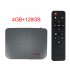 For Android 9 0 Tv  Box 10 0 4 218g Media Player Smart Tv Box Tv  Receiver 4 128G British plug