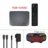 For Android 9 0 Tv  Box 10 0 4 218g Media Player Smart Tv Box Tv  Receiver 4 128G US plug G10S remote control