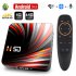 For Android Tv  Box Android 10 0 4k 4gb 32gb 64gb Media Player 3d Video Smart Tv Box 4 64G European plug G10S remote control