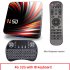 For Android Tv  Box Android 10 0 4k 4gb 32gb 64gb Media Player 3d Video Smart Tv Box 4 32G British plug I8 Keyboard