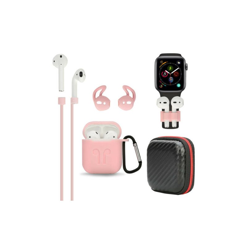 For Apple AirPods Accessories Case Kits AirPod Earphone Charging Protector Cover Pink