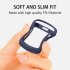 For Apple Watch Series 4 3 2 1 Bumper Silicone Protector Case Cover 38 40 42 44mm black 44mm