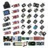 For Arduino 45 in 1 Sensors Modules Starter Kit Better Than 37in1 Sensor Kit 37 in 1 Sensor Kit UNO R3 MEGA2560 Boxed