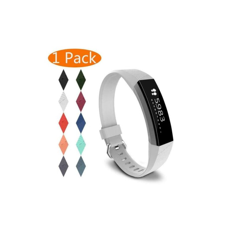 Wholesale For Fitbit Alta Alta Hr Band Secure Strap Wristband Buckle Bracelet White L From China