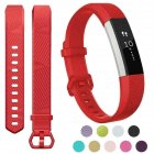 For Fitbit Alta Alta HR Band Secure Strap Wristband Buckle Bracelet  red L