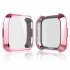 For Fitbit Versa Silicone Ultra Thin TPU Shell Case Screen Protector Frame Cover black
