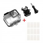 For Gopro Hero 8 Waterproof Case Anti-fog Film Overall Protection Camero Screen Protection Device  Transparent