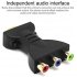 For HDMI to 3RC Adapter HDMI to RGB RCA Component Converter Gold plated AV Video Adapter  black