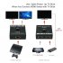For HDTV Xbox PS4 TV BOX HDMI Splitter Switch 1 In to 2 Out 4K 3D 1080P Switcher black
