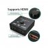 For HDTV Xbox PS4 TV BOX HDMI Splitter Switch 1 In to 2 Out 4K 3D 1080P Switcher black