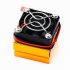 For HSP HPI Himoto Redcat 540 3650 3660 3670 Motor Heat Sink Cover w  Cooling Fan Heatsink RC Parts Brushless gold