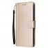 For HUAWEI Enjoy 9  Y7 2019  Y7 PRO 2019 Y7 PRIME 2019 Flip type Leather Protective Phone Case with 3 Card Position Buckle Design Phone Cover  Gold