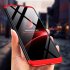 For HUAWEI HONOR 8A Ultra Slim PC Back Cover Non slip Shockproof 360 Degree Full Protective Case Red black red