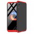 For HUAWEI HONOR 8A Ultra Slim PC Back Cover Non slip Shockproof 360 Degree Full Protective Case Red black red