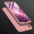 For HUAWEI HONOR 8A Ultra Slim PC Back Cover Non slip Shockproof 360 Degree Full Protective Case Rose gold