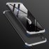 For HUAWEI HONOR 8A Ultra Slim PC Back Cover Non slip Shockproof 360 Degree Full Protective Case Silver black silver