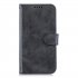For HUAWEI Honor 7C Enjoy 8 Y7 2018 Y7 Pro 2018 Denim Pattern Solid Color Flip Wallet PU Leather Protective Phone Case with Buckle   Bracket black