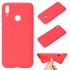 For HUAWEI Honor 8C Lovely Candy Color Matte TPU Anti scratch Non slip Protective Cover Back Case yellow