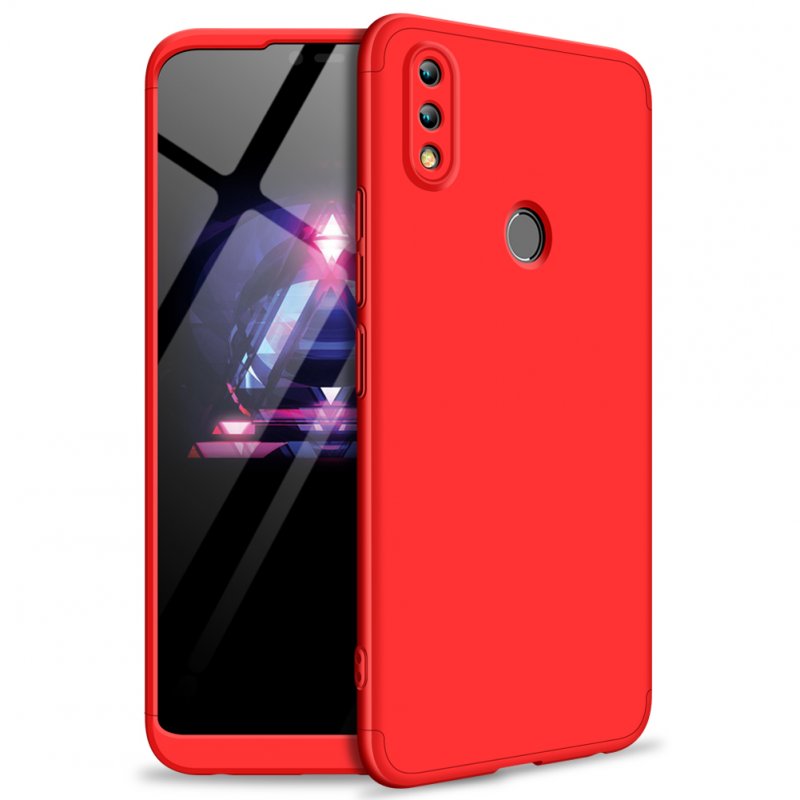 For HUAWEI Honor 8X Ultra Slim PC Back Cover Non-slip Shockproof 360 Degree Full Protective Case red_HUAWEI Honor 8X