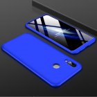 For HUAWEI Honor Play 3 in 1 360 Degree Non slip Shockproof Full Protective Case blue
