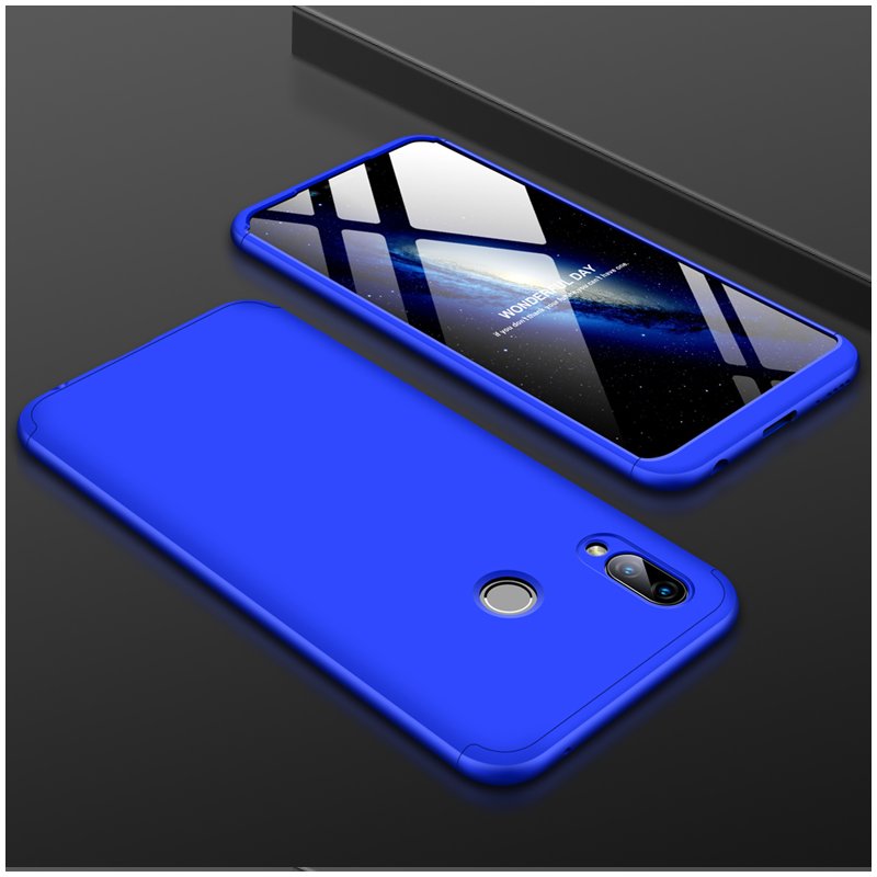 For HUAWEI Honor Play 3 in 1 360 Degree Non-slip Shockproof Full Protective Case blue