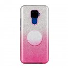 For HUAWEI Mate 30 Nova 5I pro Mate 30 Pro PSmart  Y5P Y6P 2020 Phone Case Gradient Color Glitter Powder Phone Cover with Airbag Bracket Pink