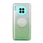 For HUAWEI Mate 30 Nova 5I pro Mate 30 Pro PSmart  Y5P Y6P 2020 Phone Case Gradient Color Glitter Powder Phone Cover with Airbag Bracket green