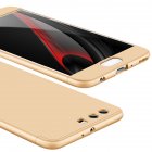 For HUAWEI P10 3 in 1 360 Degree Non slip Shockproof Full Protective Case Gold