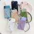 For HUAWEI P20  P20 Lite P20 Pro Mobile Phone Cover with Pu Leather Card Holder   Hand Rope   Straddle Rope blue