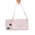 For HUAWEI P20  P20 Lite P20 Pro Mobile Phone Cover with Pu Leather Card Holder   Hand Rope   Straddle Rope Pink