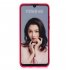 For HUAWEI P30 LITE NOVA 4E Lovely Candy Color Matte TPU Anti scratch Non slip Protective Cover Back Case red