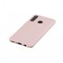For HUAWEI P30 LITE NOVA 4E Lovely Candy Color Matte TPU Anti scratch Non slip Protective Cover Back Case Light pink