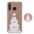 For HUAWEI P30 lite Cute Cartoon Phone Case Ultra Thin Lightweight Soft TPU Phone Case Pure Color Phone Cover with Matching Pattern Adjustable Bracket 2 