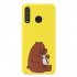 For HUAWEI P30 lite Cute Cartoon Phone Case Ultra Thin Lightweight Soft TPU Phone Case Pure Color Phone Cover with Matching Pattern Adjustable Bracket 8 