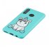 For HUAWEI P30 lite Cute Cartoon Phone Case Ultra Thin Lightweight Soft TPU Phone Case Pure Color Phone Cover with Matching Pattern Adjustable Bracket 5 