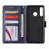 For HUAWEI P30 lite nova 4E Flip type Leather Protective Phone Case with 3 Card Position Buckle Design Phone Cover  blue