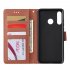 For HUAWEI P30 lite nova 4E Flip type Leather Protective Phone Case with 3 Card Position Buckle Design Phone Cover  brown