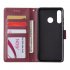 For HUAWEI P30 lite nova 4E Flip type Leather Protective Phone Case with 3 Card Position Buckle Design Phone Cover  red