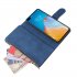 For HUAWEI P40 Case Smartphone Shell Wallet Design Zipper Closure Overall Protection Cellphone Cover  2 blue
