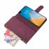 For HUAWEI P40 Case Smartphone Shell Wallet Design Zipper Closure Overall Protection Cellphone Cover  2 blue