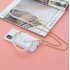 For HUAWEI P40 P40 Lite P40 Pro Mobile Phone Cover with Pu Leather Card Holder   Hand Rope   Straddle Rope white