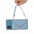 For HUAWEI P40 P40 Lite P40 Pro Mobile Phone Cover with Pu Leather Card Holder   Hand Rope   Straddle Rope blue
