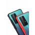 For HUAWEI P40 Pro Case PC Matte bottom TPU Soft Edge Cover Shockproof Mobile Phone Cover Dark green