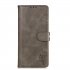 For HUAWEI P40 Pro Mobile Phone Cover PU Leather Front Buckle Smart Shell Anti fall Phone Case 2 gray