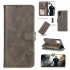 For HUAWEI P40 Pro Mobile Phone Cover PU Leather Front Buckle Smart Shell Anti fall Phone Case 2 gray