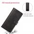 For HUAWEI P40 Pro Mobile Phone Cover PU Leather Front Buckle Smart Shell Anti fall Phone Case 1 black