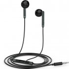 For HUAWEI P7 P8 P9 Lite P10 Plus Honor 5X 6X Mate 7 8 9 Huawei Honor AM116 <span style='color:#F7840C'>Earphone</span> Metal With Mic Volume Control black