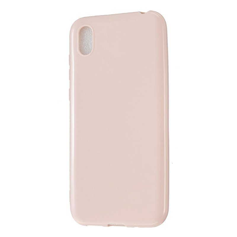 For HUAWEI Y5 2018/2019 TPU Phone Case Simple Profile Delicate Finish Cellphone Cover Full Body Protection Sakura pink