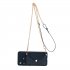 For HUAWEI Y5 2018 2019 Y6 2019 Y7 2019 PSMART Z Y9 2019 Mobile Phone Cover with Pu Card Holder   Hand Rope   Straddle Rope black