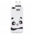 For HUAWEI Y5 2018 3D Cute Coloured Painted Animal TPU Anti scratch Non slip Protective Cover Back Case white